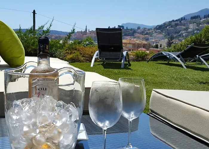 Appartement Cap Au Sud,vue Panoramique Mer,piscine Menton